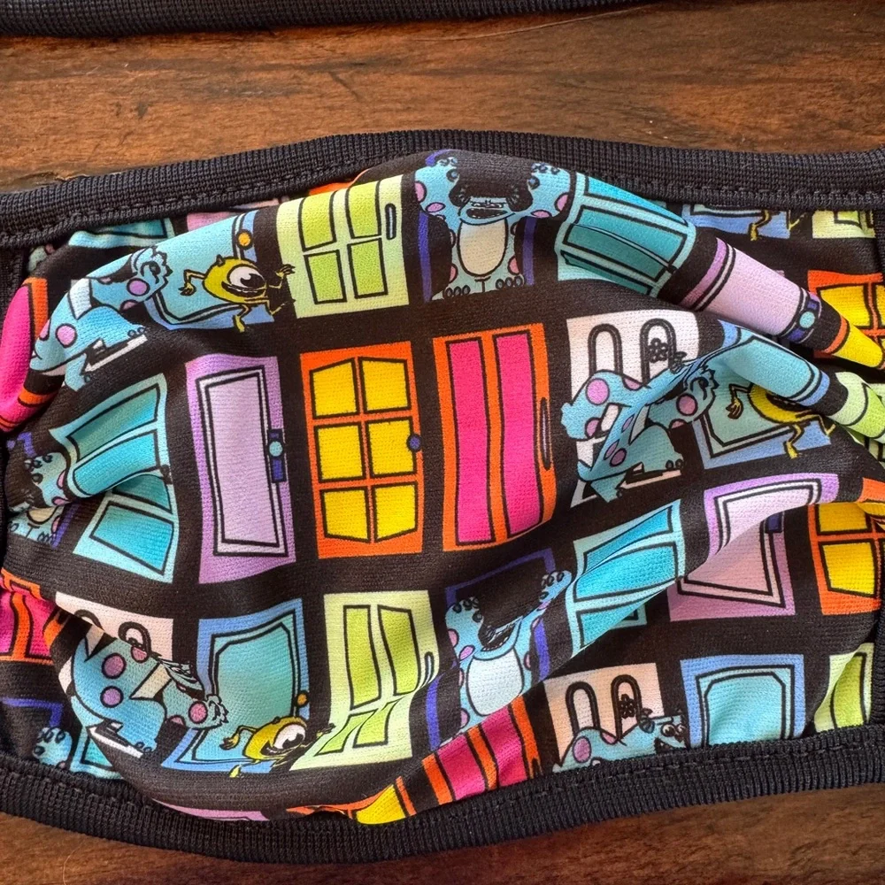 Disney & Pixar Blue and Black Cloth Face Mask